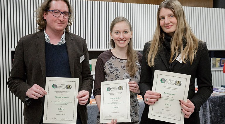 (v.l.n.r.: Richard Mathieu, Gudrun Becker, Amrei Sander)